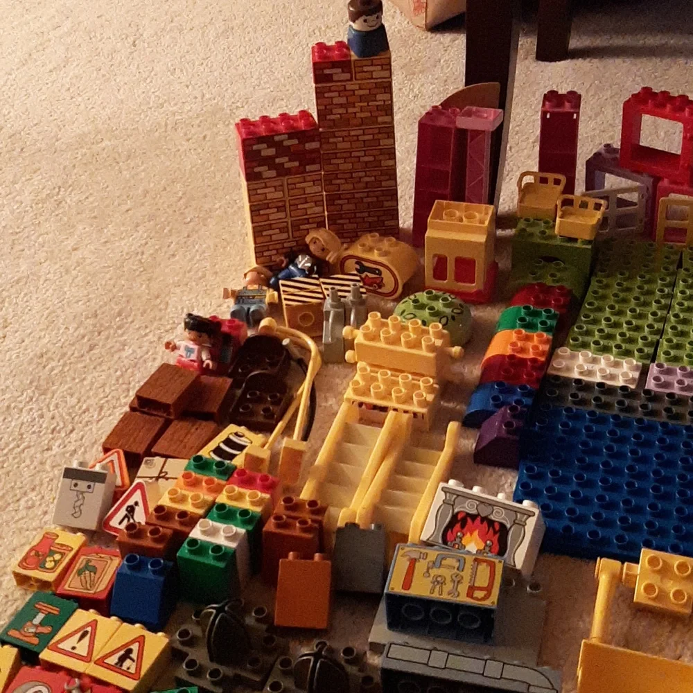 Assorted Lego Duplo Building Blocks